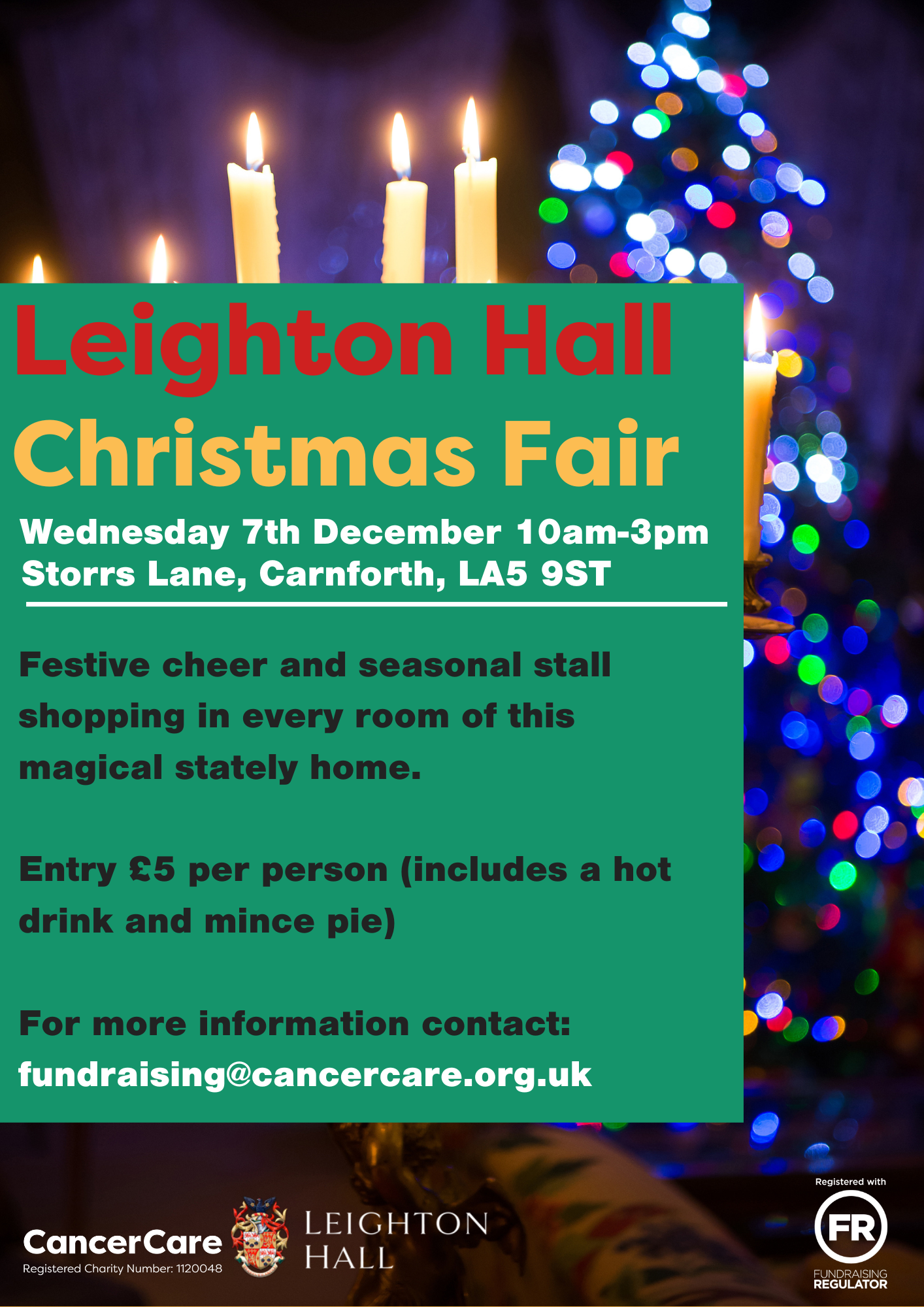 Leighton Hall Christmas Fair CancerCare