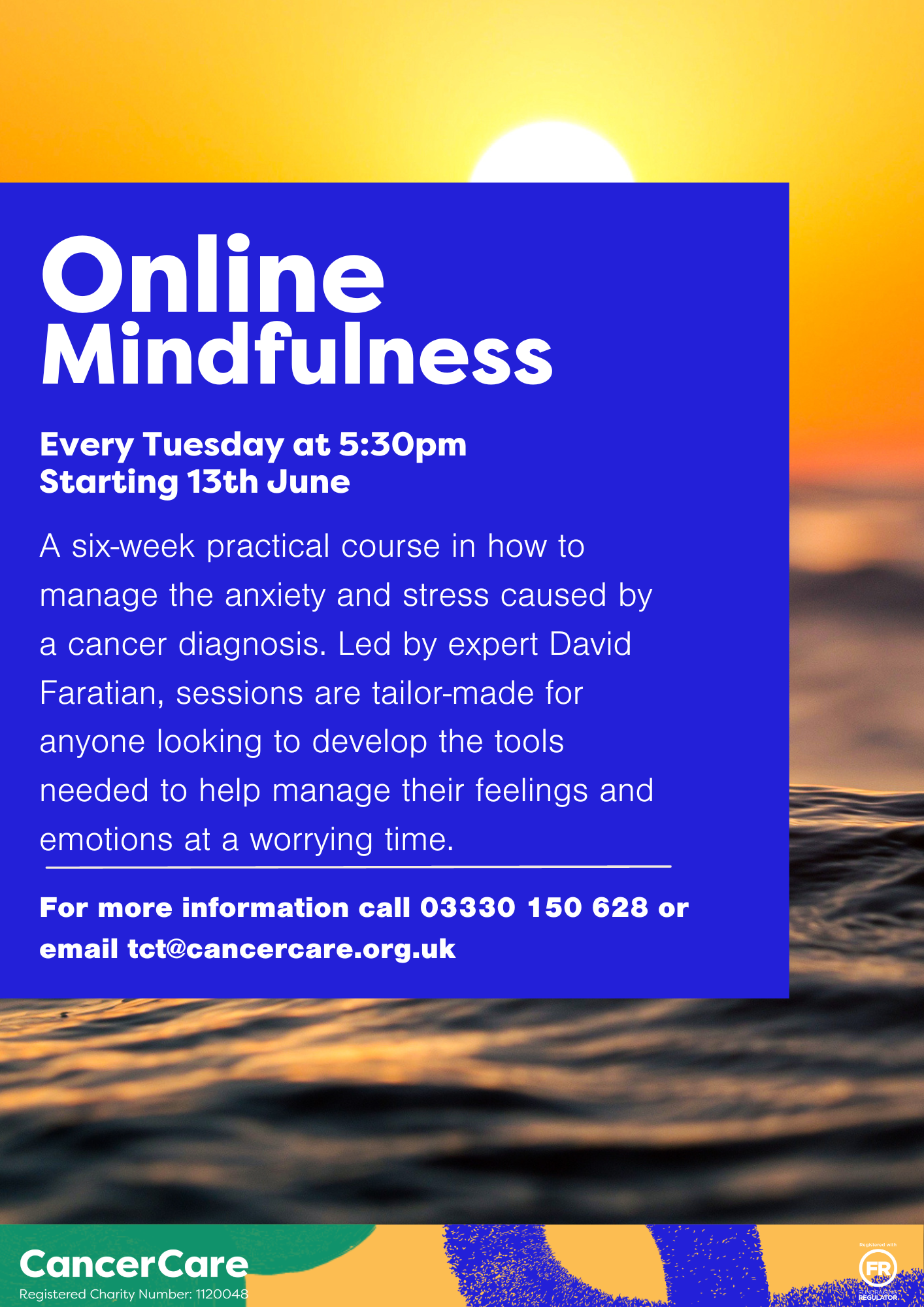 Online Mindfulness Poster June 2023