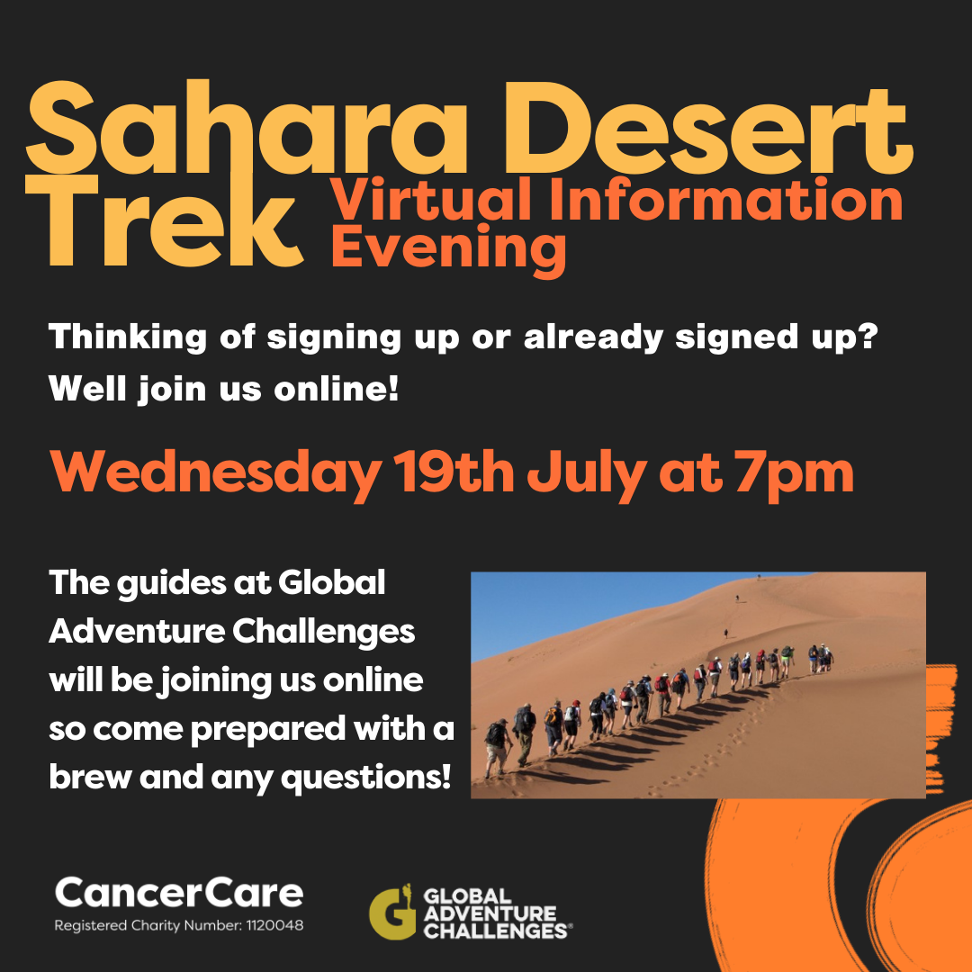 Sahara Trek Open Night 19/7