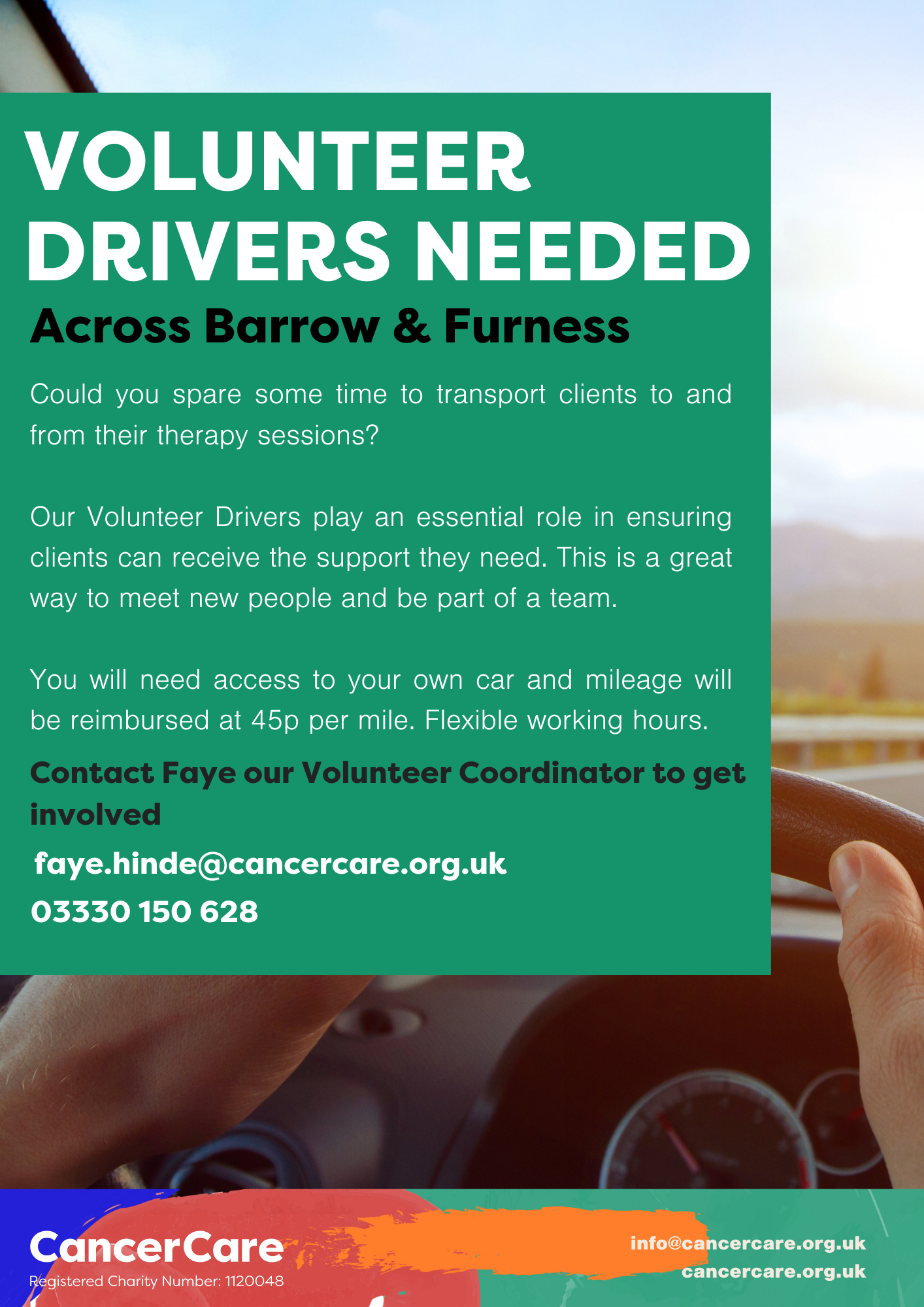 Volunteer Drivers Barrow Poster