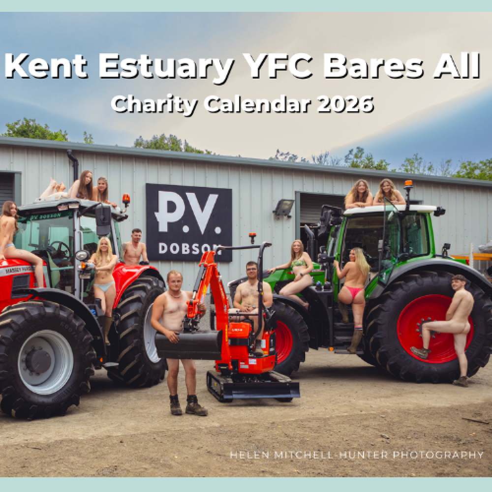 Kent Estuary Young Farmers Club strips off in aid of CancerCare