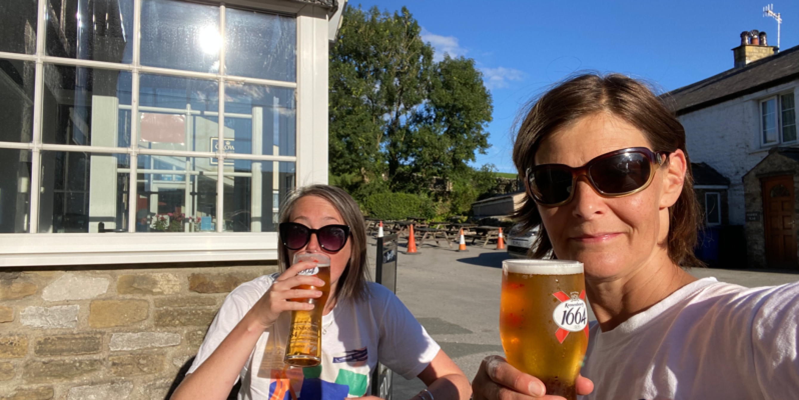 Catherine and Liz Completed Walk