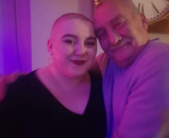 Jorgie Wilson and dad