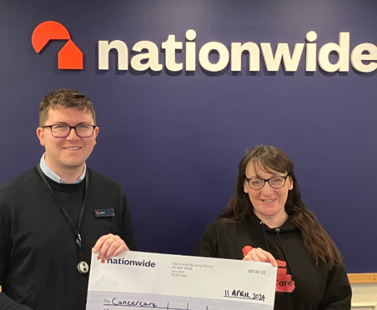 Nationwide donate to Cancer Care