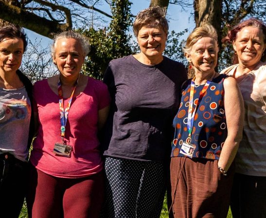 Therapists Shelley Teresa Susannah Michelle and Debs